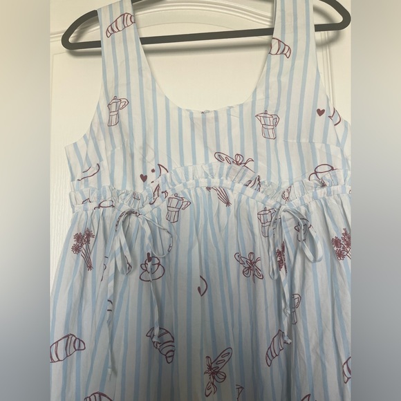 Anthropologie Duende Studio Cotton Nap Midi Dress - Picture 6 of 11